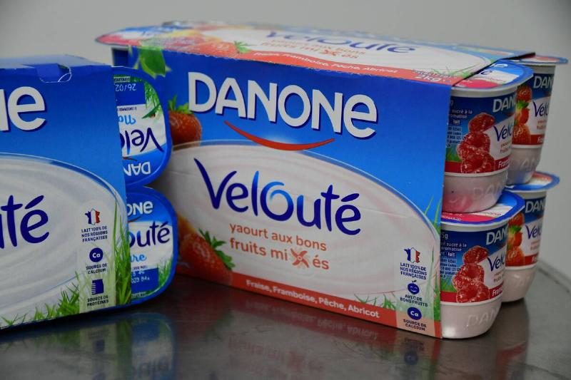 Annie Genevard, Minister Of Agriculture And Food Sovereignty, To The Danone Factory In France Annie Genevard, Minister Of Agriculture And Food Sovereignty, To The Danone Factory In France