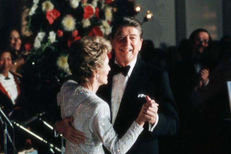 Nancy and Ronald Reagan at Second Inaugural Ball Nancy and Ronald Reagan at Second Inaugural Ball
