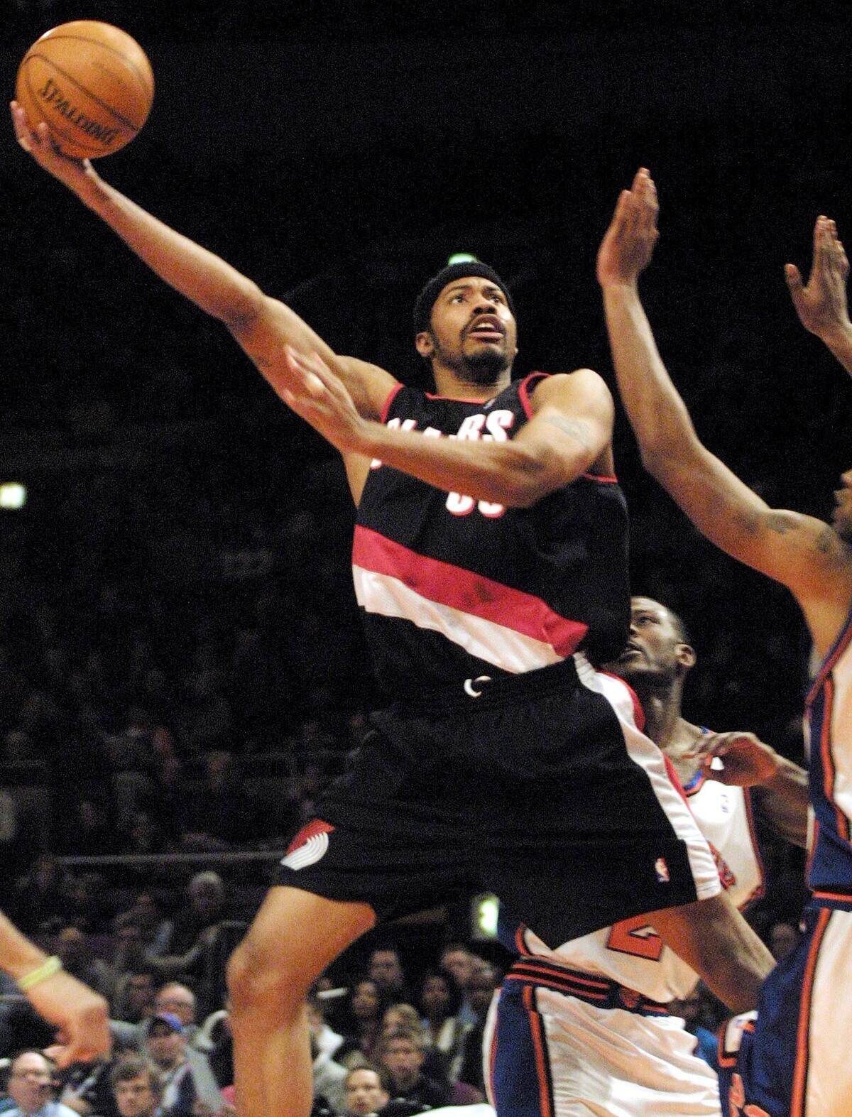 Portland Trail Blazers' forward Rasheed Wallace sh