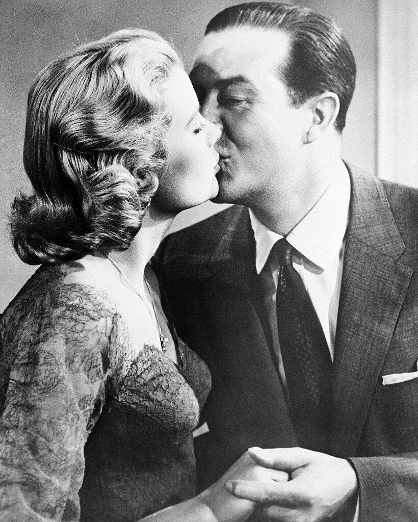 Grace Kelly and Ray Milland as Margot and Tony Wendice in 'Dial M for Murder'