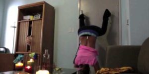 When twerking goes wrong.