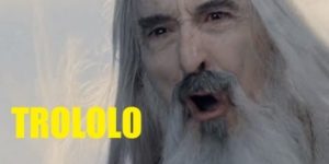 Trolling Saruman.