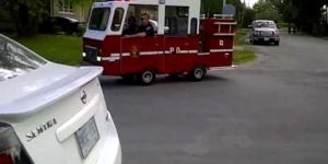 The world’s smallest firetruck.