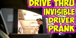 Drive thru invisible driver.