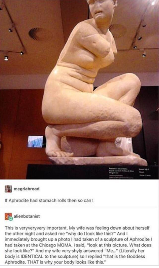 Rock it, Aphrodite.
