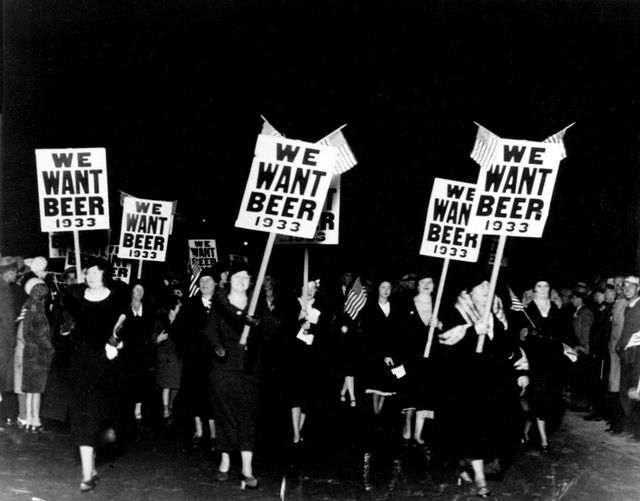 Circa 1935 women's march.