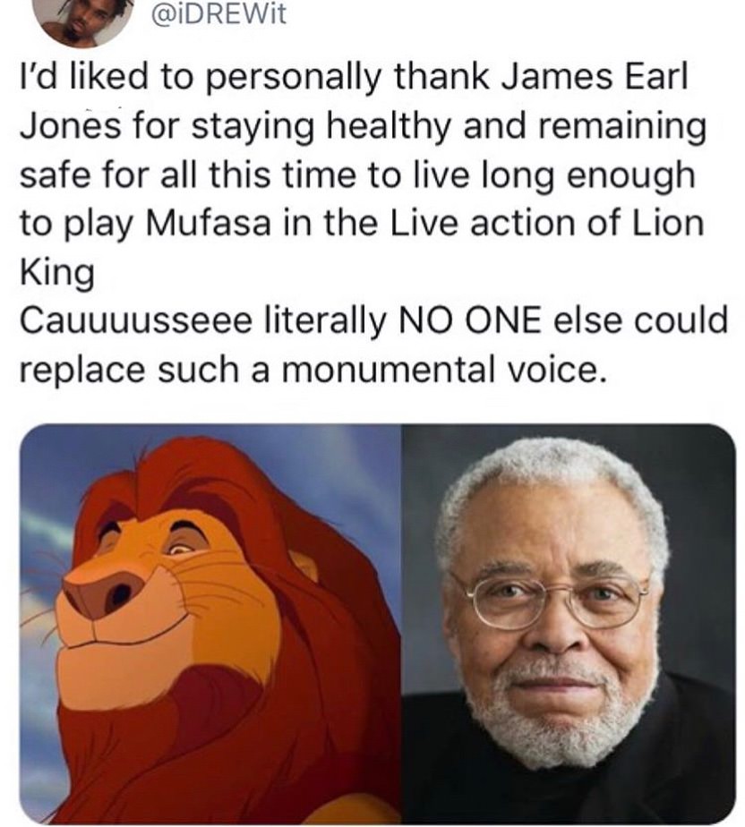 The king's voice