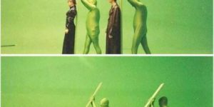 The Matrix behind the scenes, circa 1999.