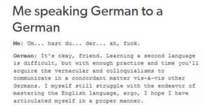 Some Germans can get bent.