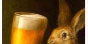 Bunnies make terrible bar patrons.