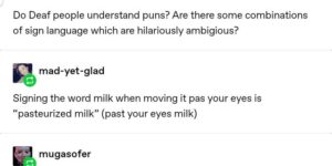 Passed your eyes milk.