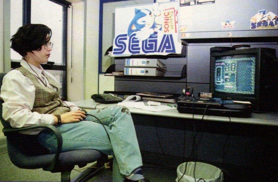 Sega hotline employee circa 1994