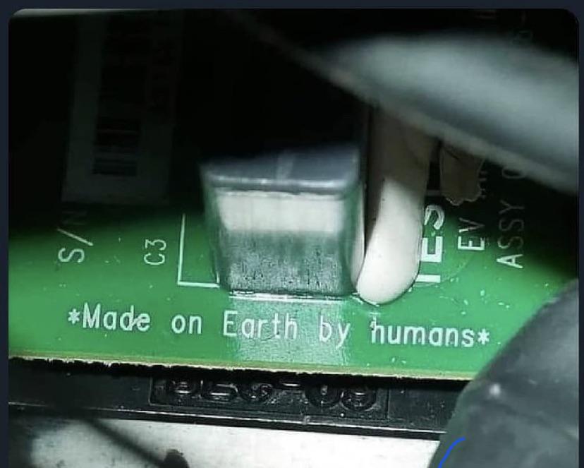 A circuit board going to space made by SpaceX