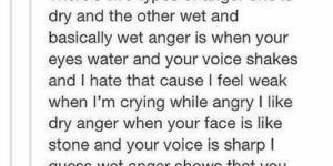 The moisture content of anger is too damn high.