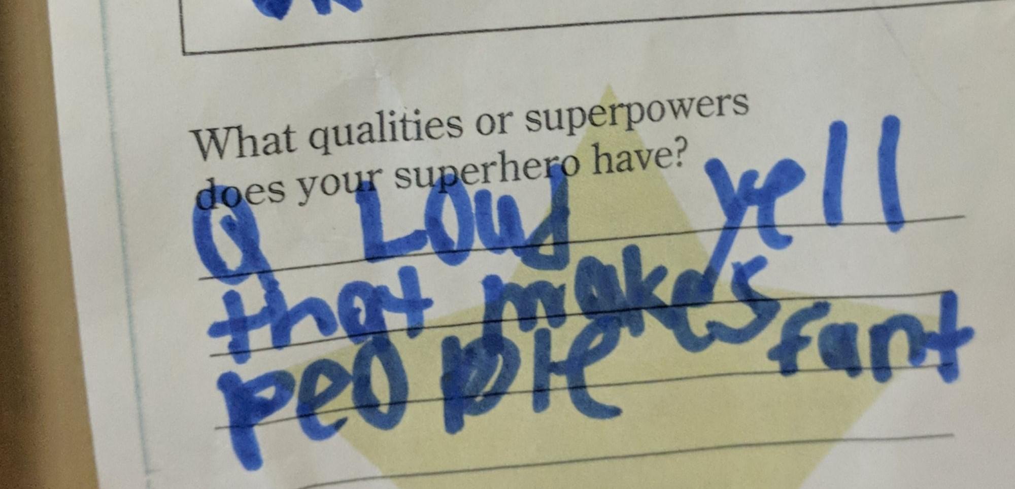 Get this kid a cape. 
