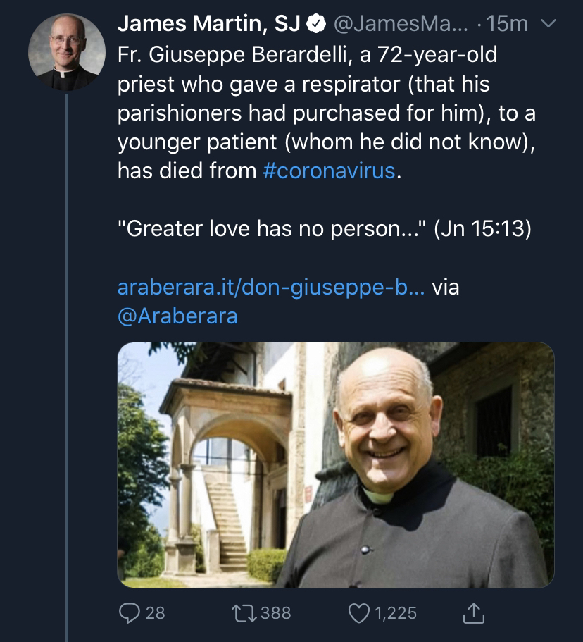Meet Fr. Giuseppe Berardelli.