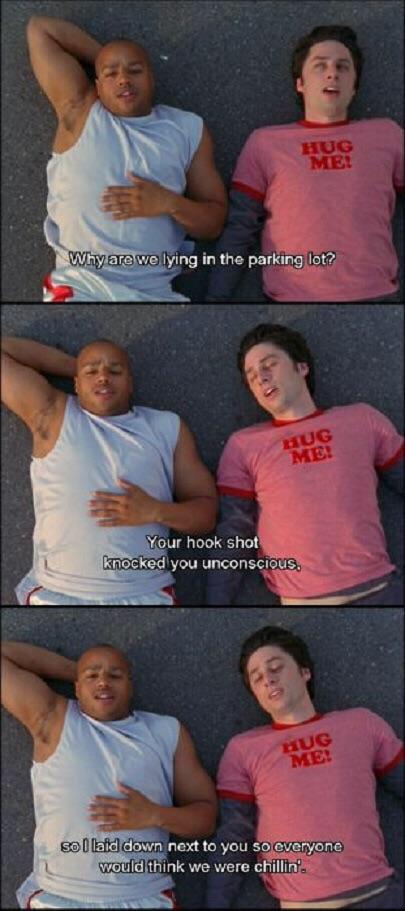 JD and Turk are the bros other bros look up to.