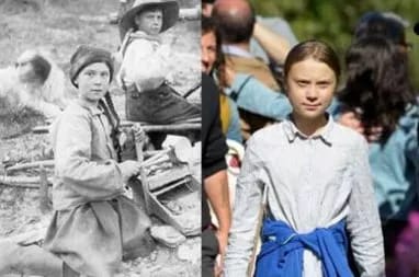 Great Thunberg circa 1899 before she time traveled to the future.
