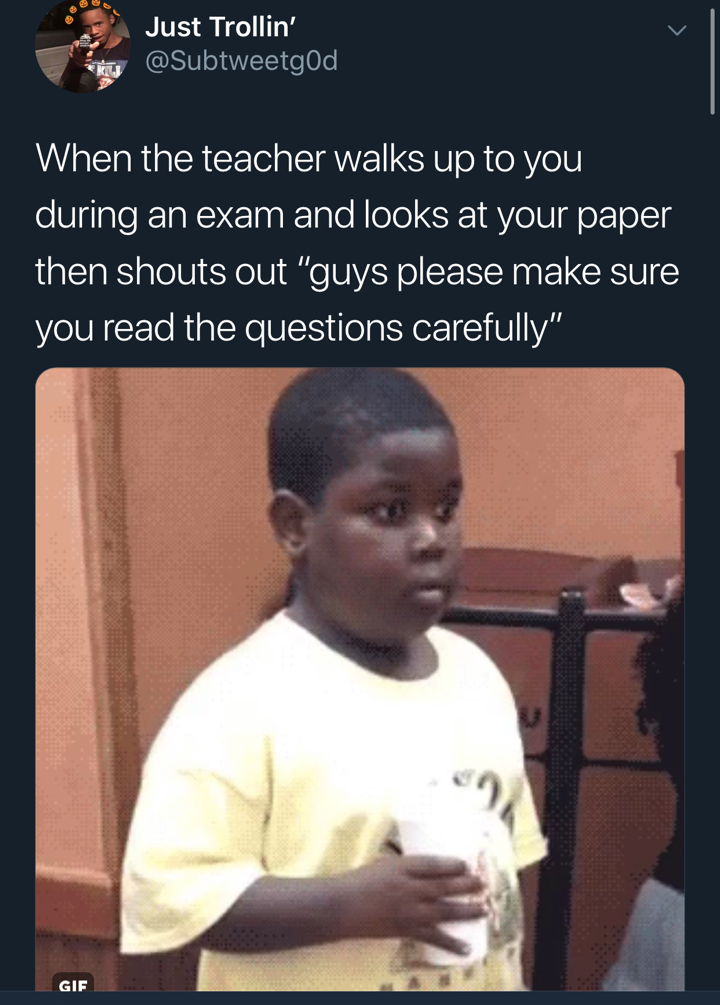 Teachers can be mean.