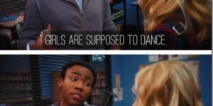 Why girls are supposed to dance