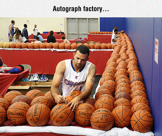 Autograph factory.