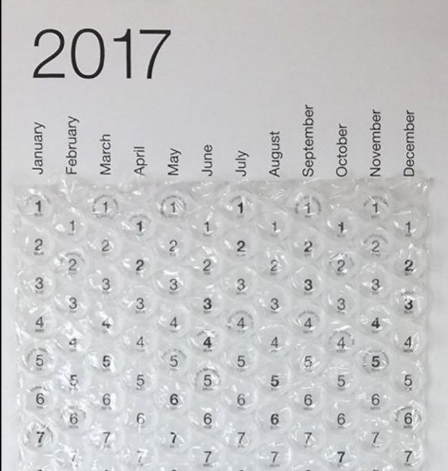 It's that time of year again. Get your stress relief calendar for 2017