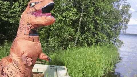 T-rex is sick of dinosaur references.