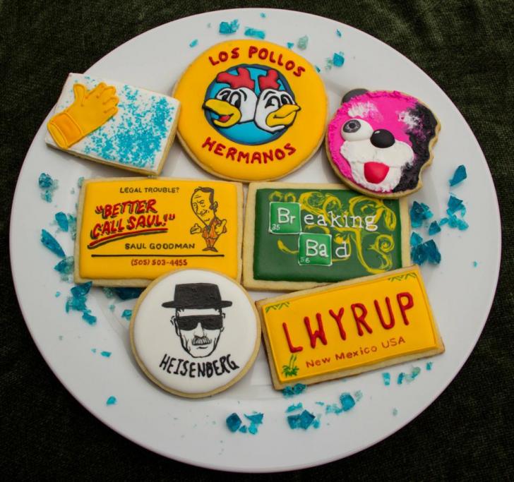 Mom's Breaking Bad cookies