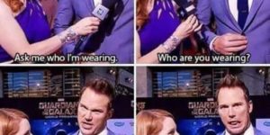Chris Pratt knows a thing or two about fashion.