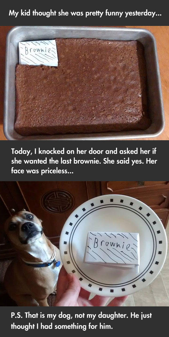 The last brownie.