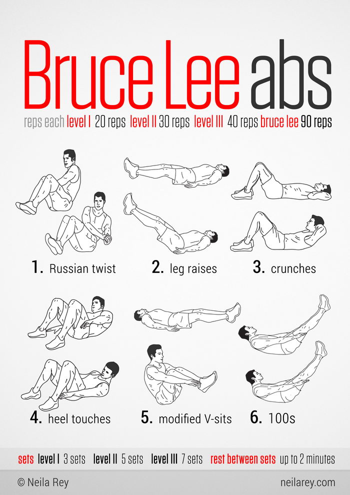 Some quick no equipment workouts
