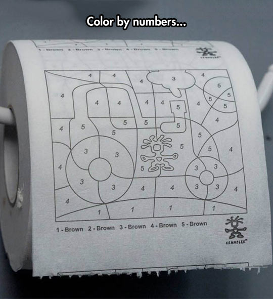 Color by numbers...