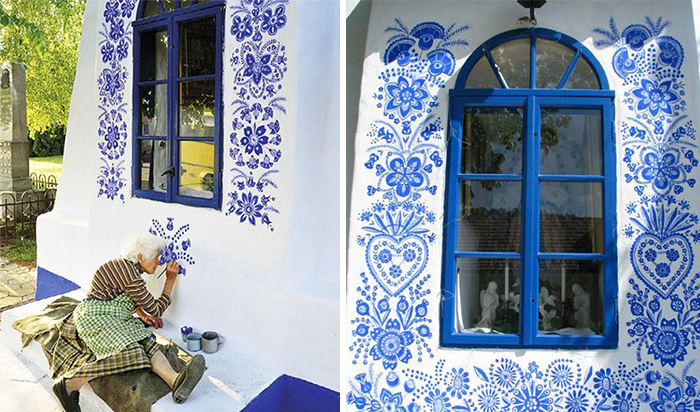 90-Year-Old Czech Grandma Turns Small Village Into Her Art Gallery