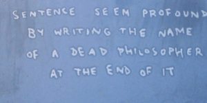 Banksy is profound.