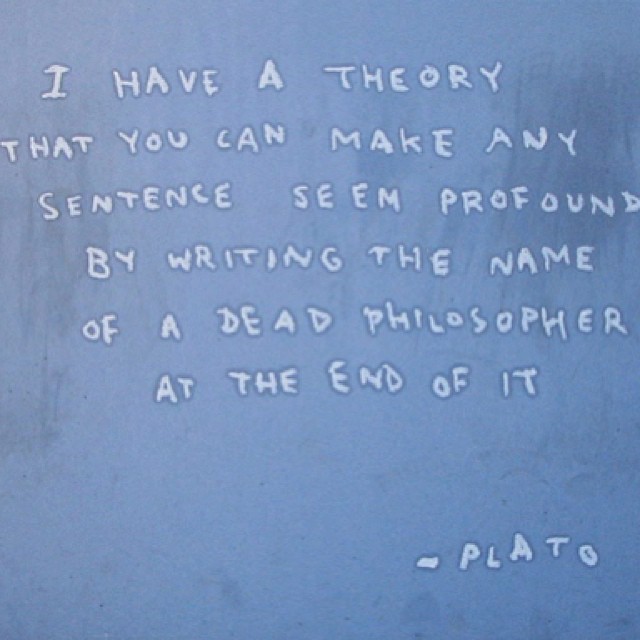 Banksy is profound.