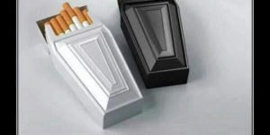Cigarette packaging design.