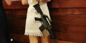 In Israel, if you are in the active military you must carry your weapon with you at all times