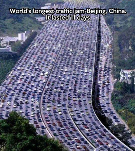 Remind me to never drive in China.
