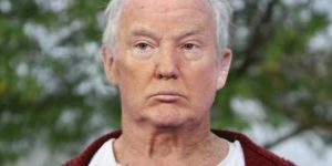 Trump without makeup or hair