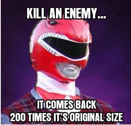 Bad Luck Power Rangers.