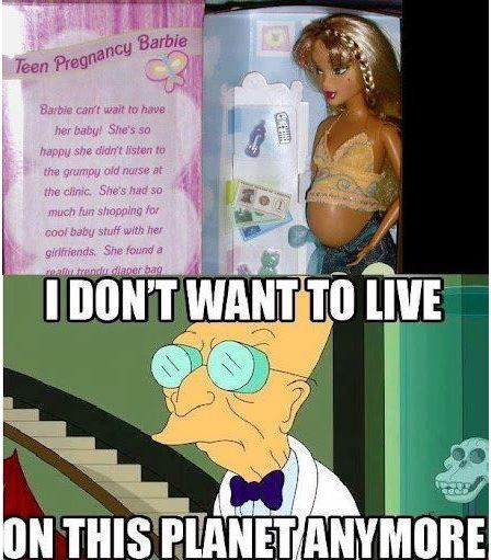 Teen Pregnancy Barbie!