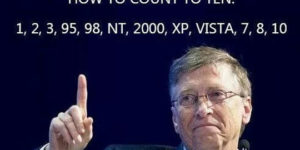 Counting with Bill Gates