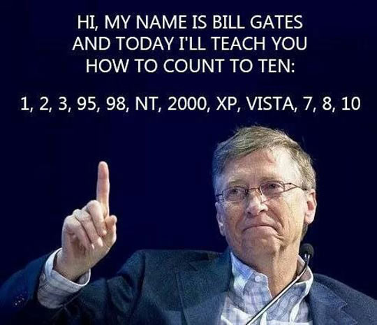 Counting with Bill Gates