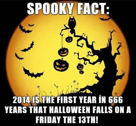 Spooky fact.