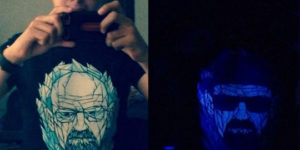 Walter White by day, Heisenberg by night.