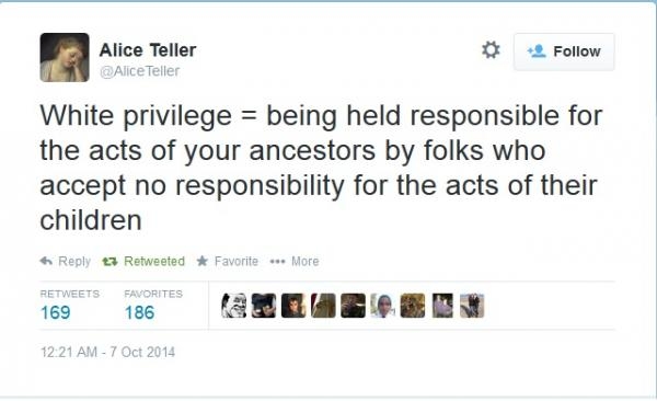 White privilege.