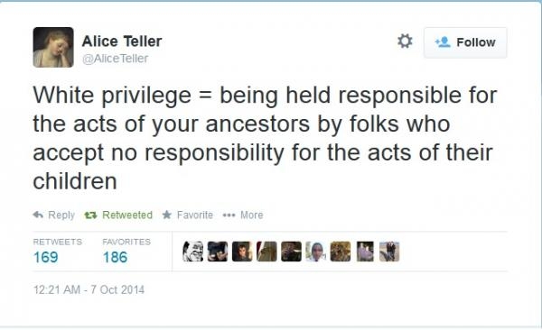 White privilege.