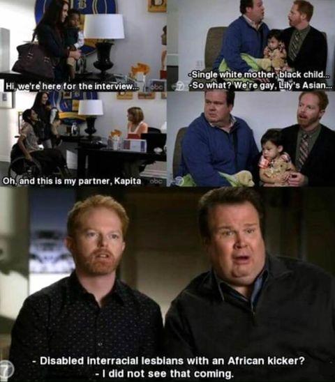 Modern Family. The side "interviews" are my favorite parts