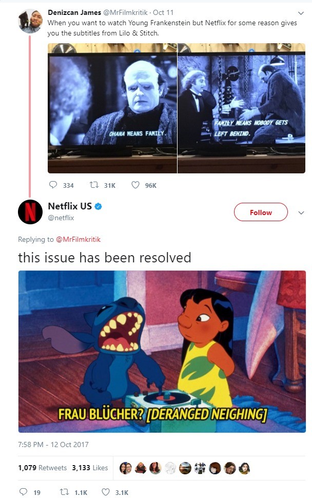 When Netflix goes awry.