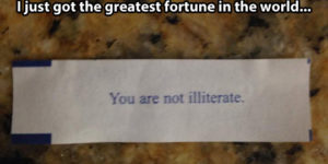 The greatest fortune in the world.